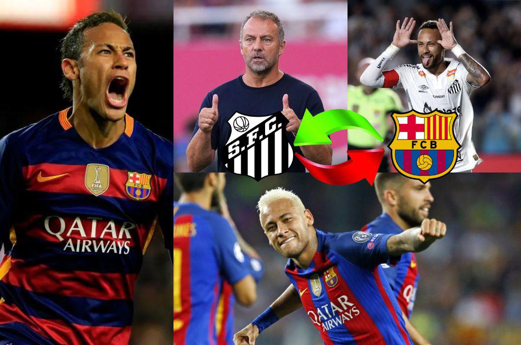 Neymar regresaría a Barcelona: Flick es clave y la motivación del brasileño para dejar Santos e irse a Europa: “Es posible...”