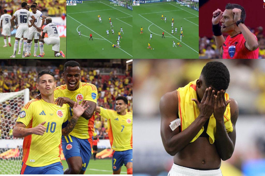 El motivo del enfado de Christiansen, polémicas del árbitro italiano y tristeza de Panamá al caer en Copa América