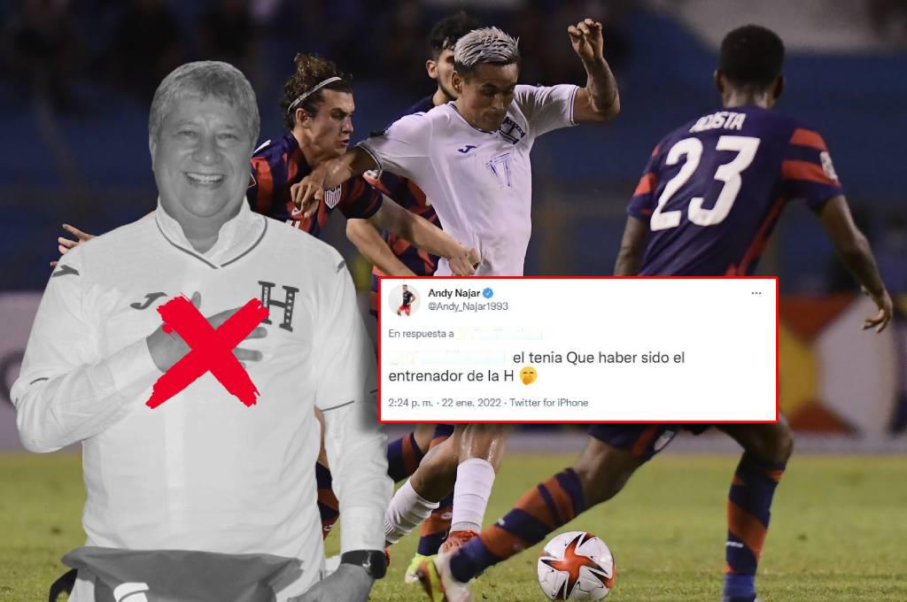Borra al ‘Bolillo’: Andy Najar desvela quién debía ser el entrenador que reemplazara a Fabián Coito en Honduras