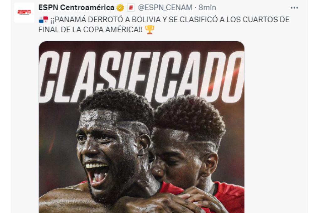 Prensa mundial se rinde a Panamá tras su clasificación a cuartos de final de Copa América y mandan dardos a USA