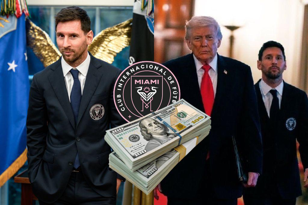 Vale cada centavo: tras su visita a Trump, se revela el salario real de Messi en el Inter Miami y el club que se retirará