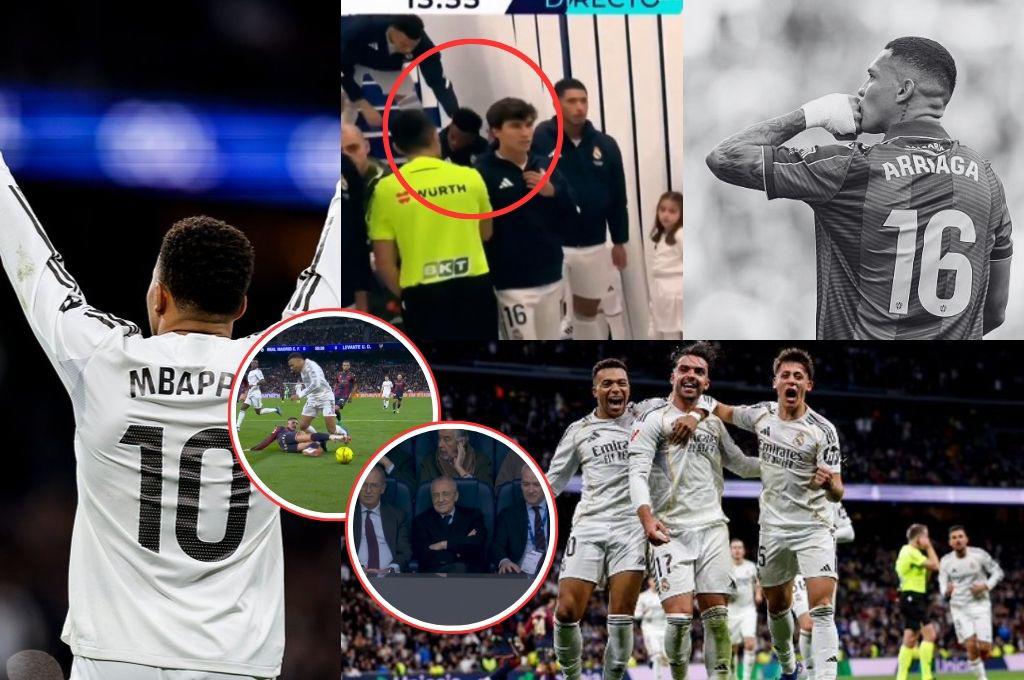El robo del Real Madrid al Levante, jugador llora por los pitidos y Kervin Arriaga fue castigado en el Bernabéu