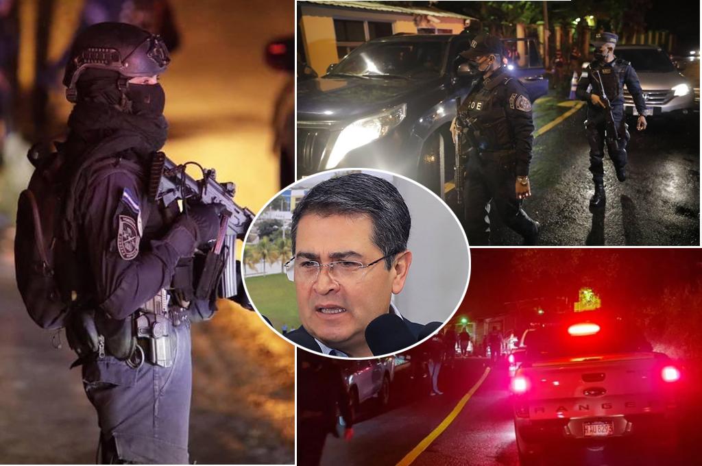 En fotos: Así militarizaron la lujosa casa del expresidente Juan Orlando Hernández tras ser solicitado en extradición por Estados Unidos
