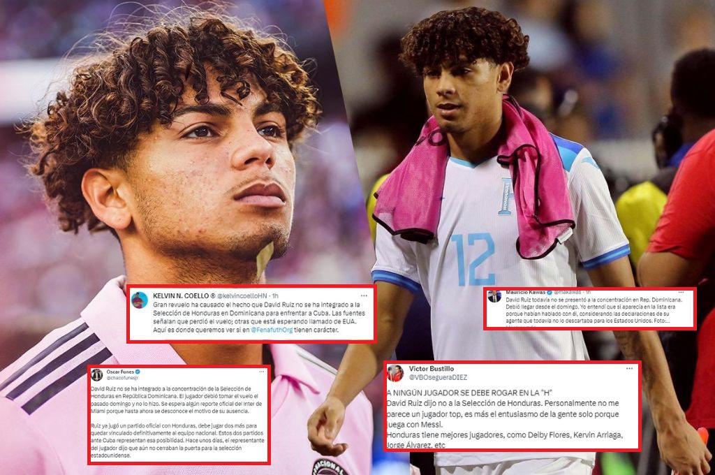“Es más entusiasmo de la gente porque juega con Messi”: Así reaccionó la prensa de Honduras por el caso de David Ruiz