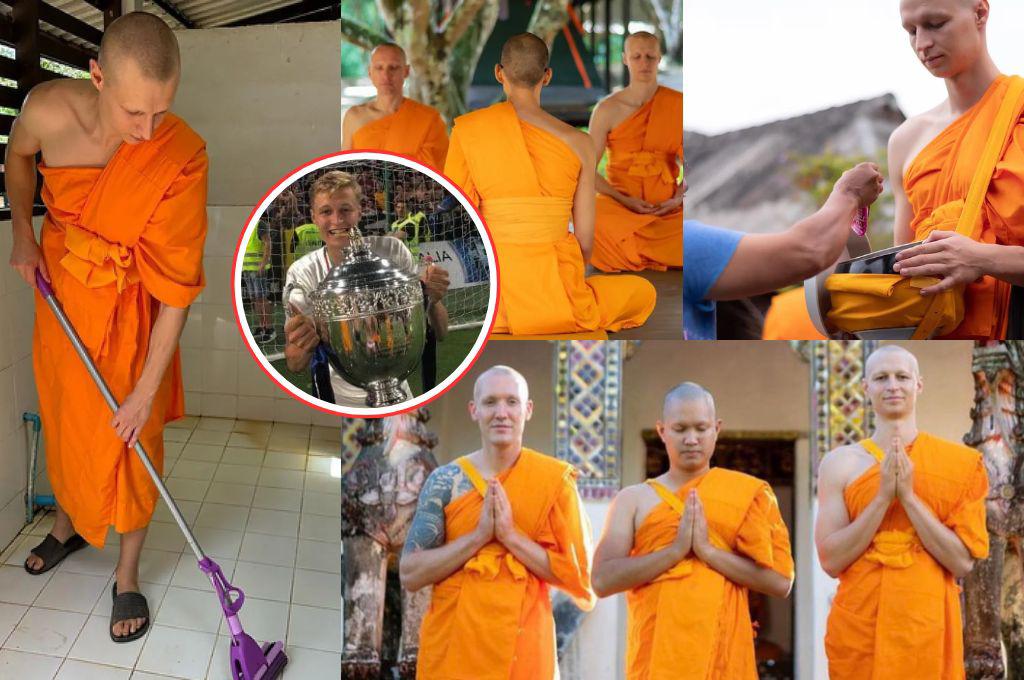 Campeón en Italia y se retiró del fútbol para ser monje budista: “No hay que tomarse la vida demasiado en serio”