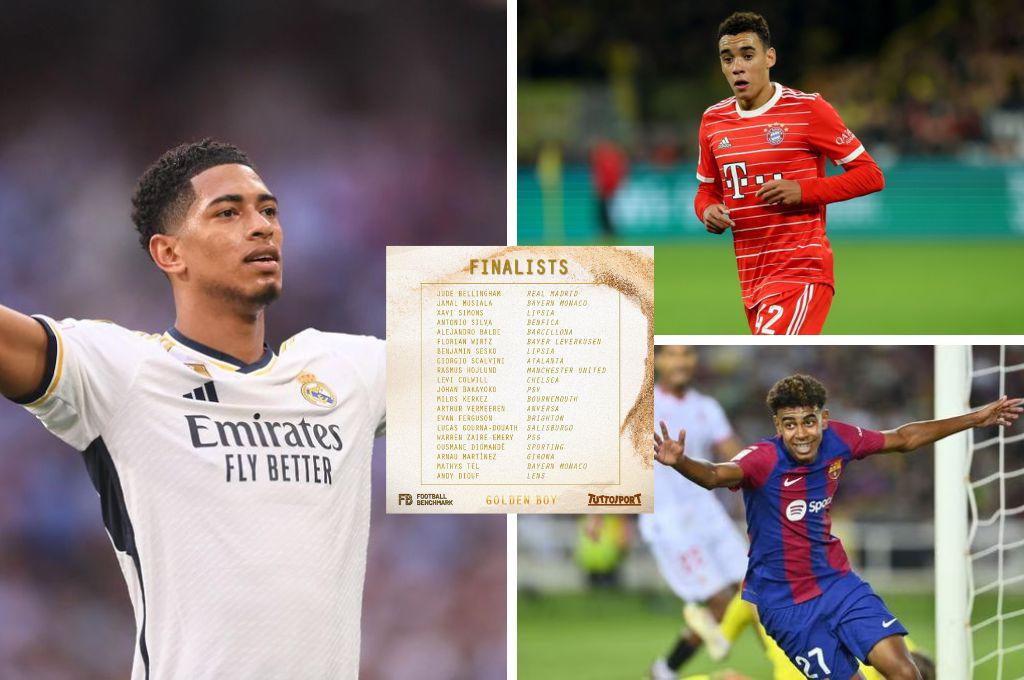 ¿Bellingham es el favorito? Esta es la lista oficial de los finalistas para conquistar el ‘Golden Boy’: ¿Logró Yamal meterse a la pelea?