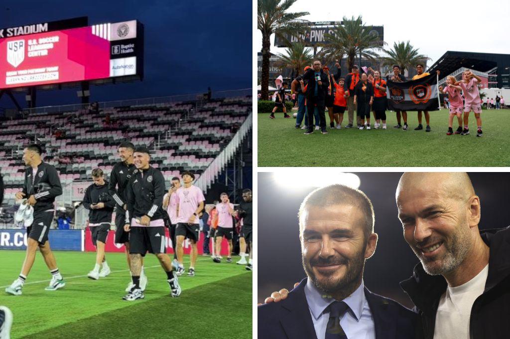 El ambiente en Miami por la final de la US Open Cup entre Inter Miami y el Houston Dynamo; Zidane presente, ¿y Messi?