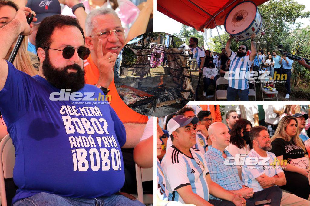 ¿Qué mirás bobo? con asado, al ritmo del bombo y entre abrazos: Así disfrutaron el título mundial en la Embajada de Argentina en Honduras