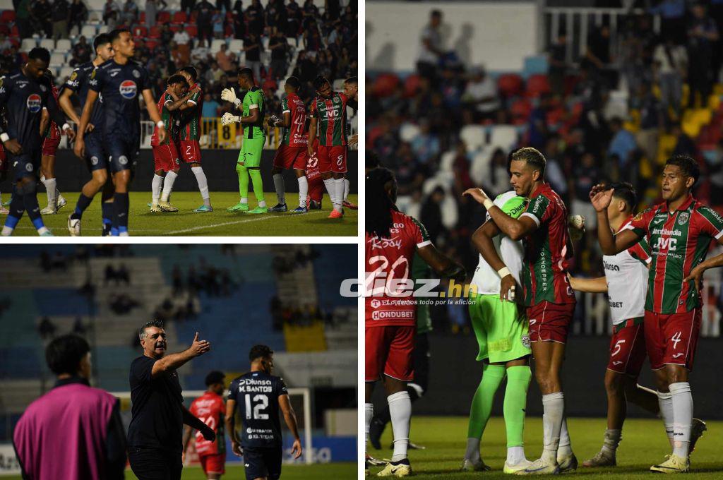 Motagua, golpeado por la derrota y el festejo de Marathón tras tremendo triunfo en el estadio Nacional; adiós a la mala racha