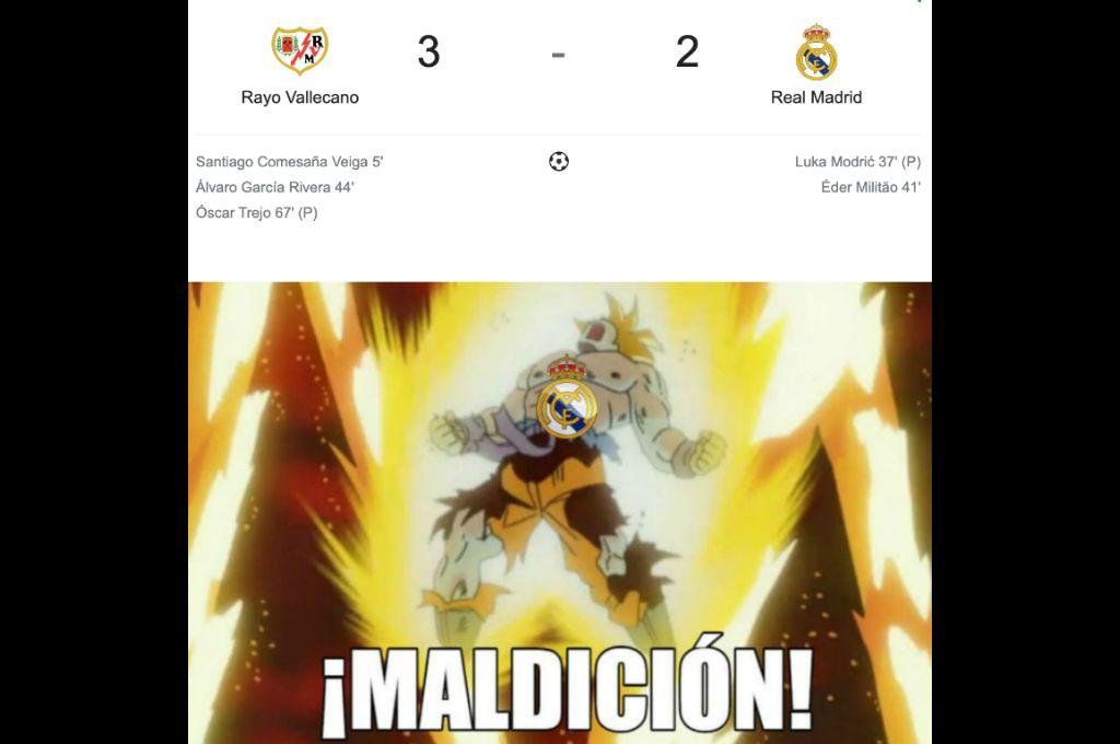 ¡Benzema se fue en la colada! Los memes humillaron al Real Madrid luego de perder el invicto y liderato ante el Rayo Vallecano