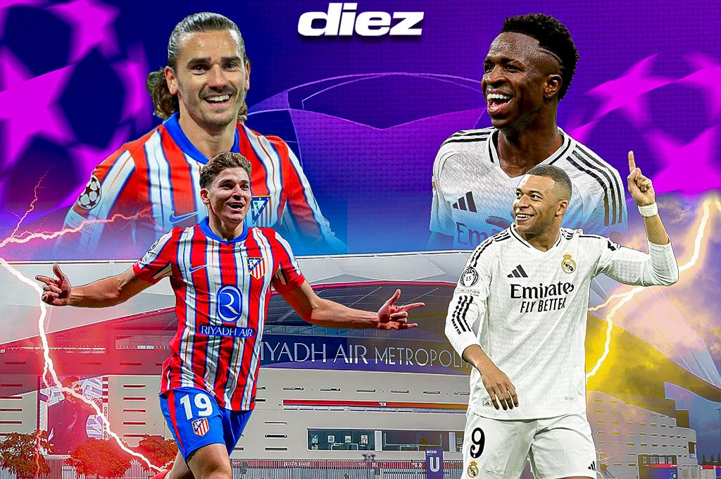 Ancelotti tiene un problemón: alineaciones, hora y canal dónde ver EN VIVO el Atlético vs Real Madrid por 8vos de Champions