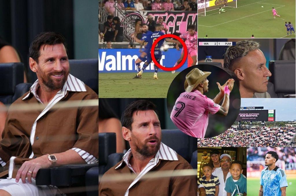 La cara de Keylor Navas a la eliminación de Pumas, lo que hizo Messi al festejo de Suárez y el homenaje a David Ruiz en la Leagues Cup