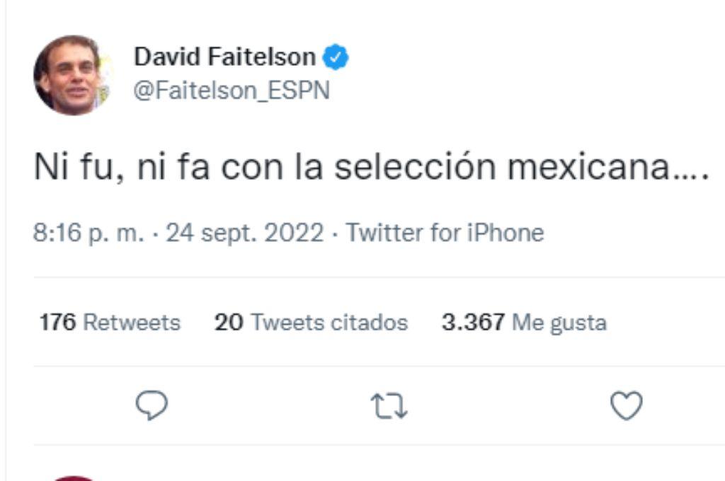 “Ni fu, ni fa”, “México con el peor registro de goles”; ¿Qué dijo Faitelson? sobre el triunfo sufrido de México ante Perú