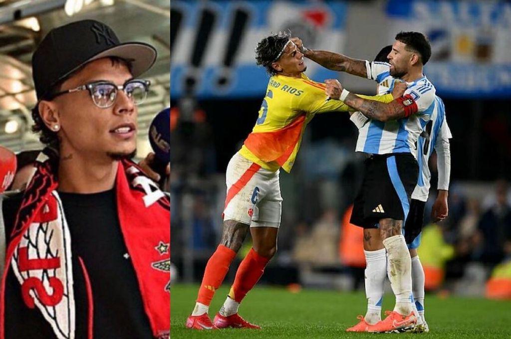 Richard Ríos responde sobre el reencuentro con Otamendi en Benfica tras sus peleas: Estás viejo, no te da ni para correr...