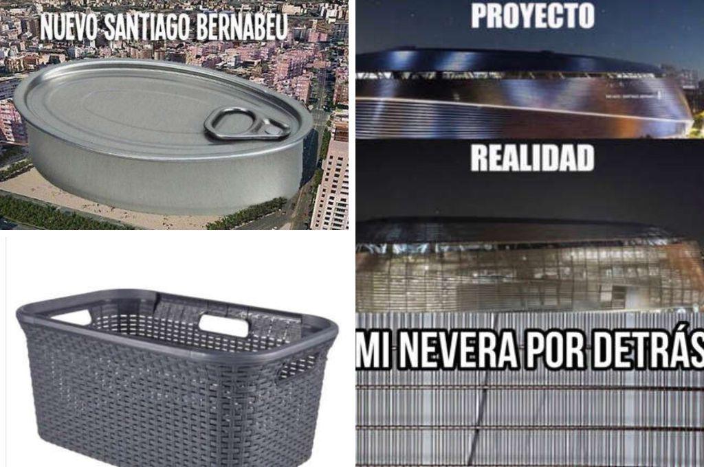 Los memes destrozan al Real Madrid por el nuevo estadio Santiago Bernabéu: “Mi nevera por detrás”