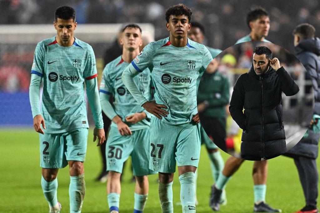 El Barcelona de Xavi cae en Bélgica y avanza a octavos de final de la Champions como primero, pero con muchas dudas