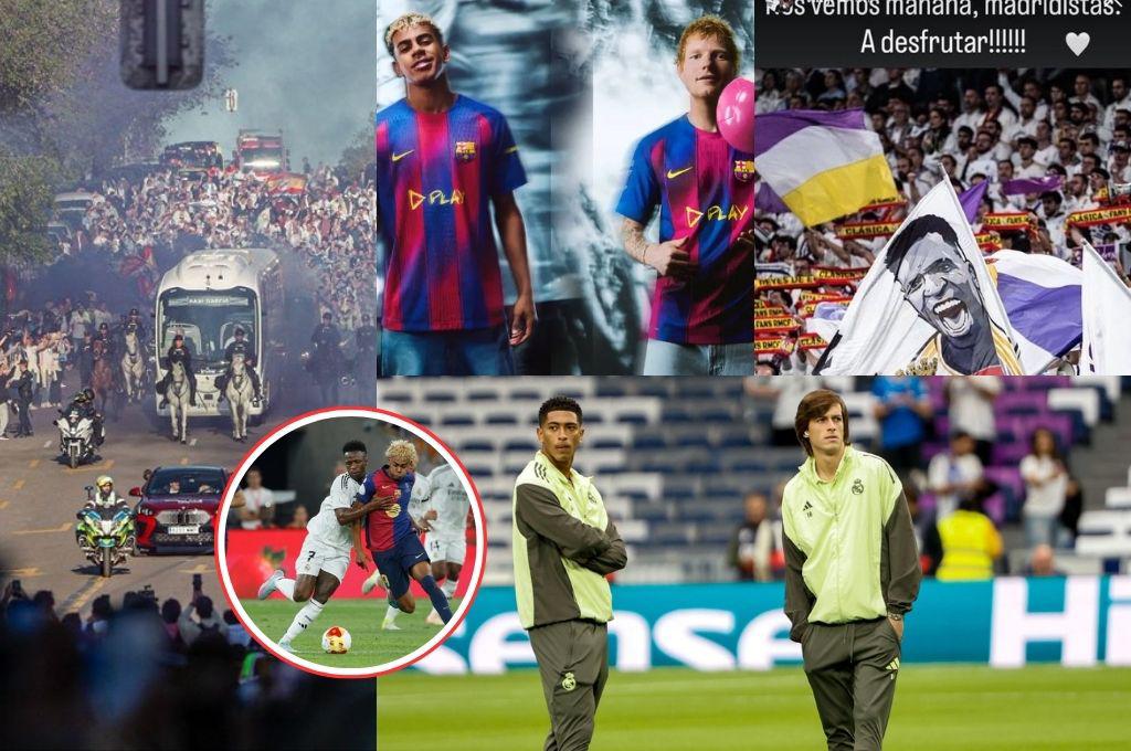 Vini le responde a Yamal, Barcelona estrena camiseta y el tifo que prepara el Bernabéu para recibir al Real Madrid en el Clásico