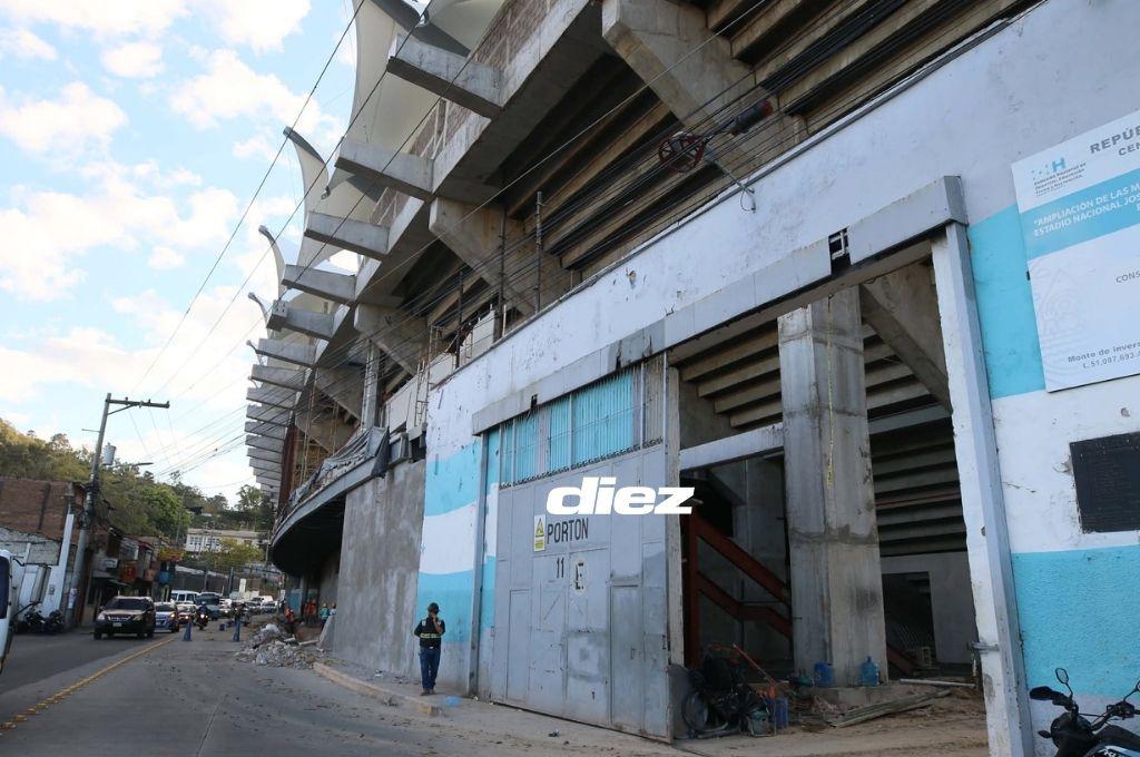 Luce impecable Estadio Nacional previo a la gran final Olimpia-Marathón; así pulen los últimos detalles en su gradería