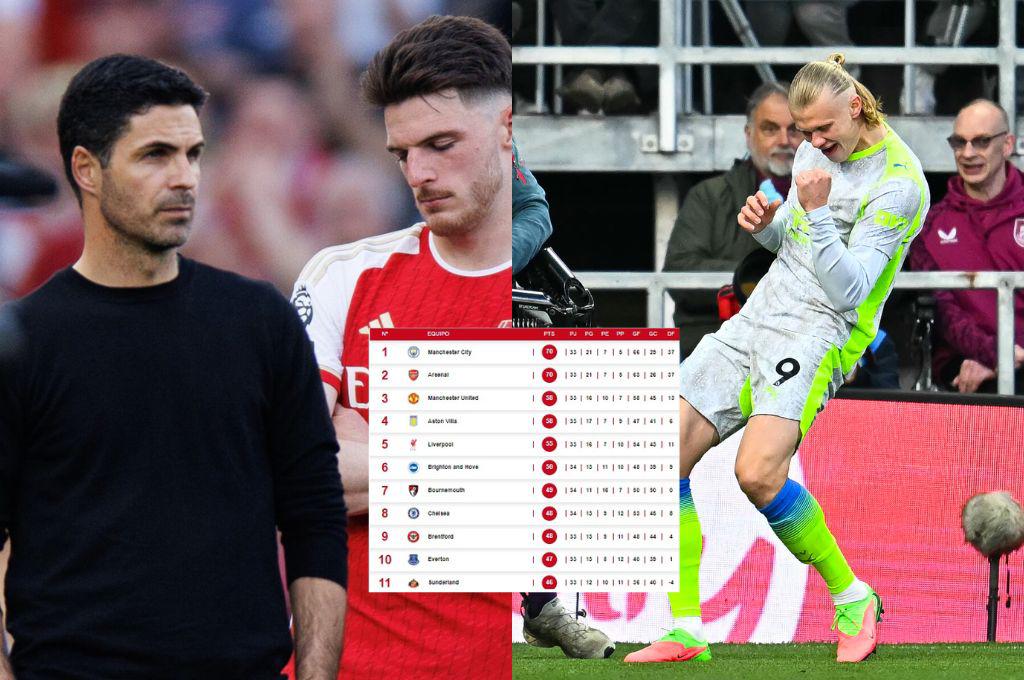 Manchester City cumplió y pone de cabeza al Arsenal: así quedó la tabla de posiciones de la Premier League