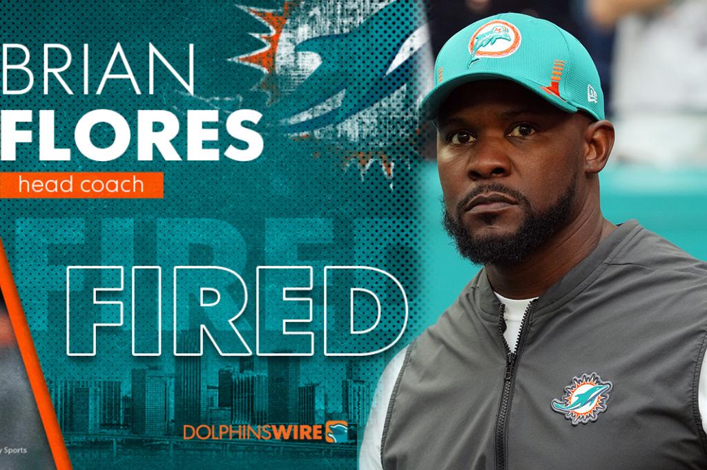 Sorpresa en la NFL: hondureño Brian Flores es despedido como entrenador en jefe de los Miami Dolphins