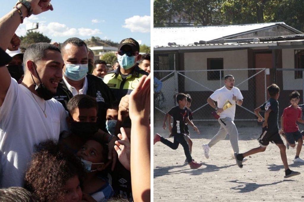 Gran gesto: Teófimo López comparte con niños y jóvenes de la colonia Las Brisas de la capital