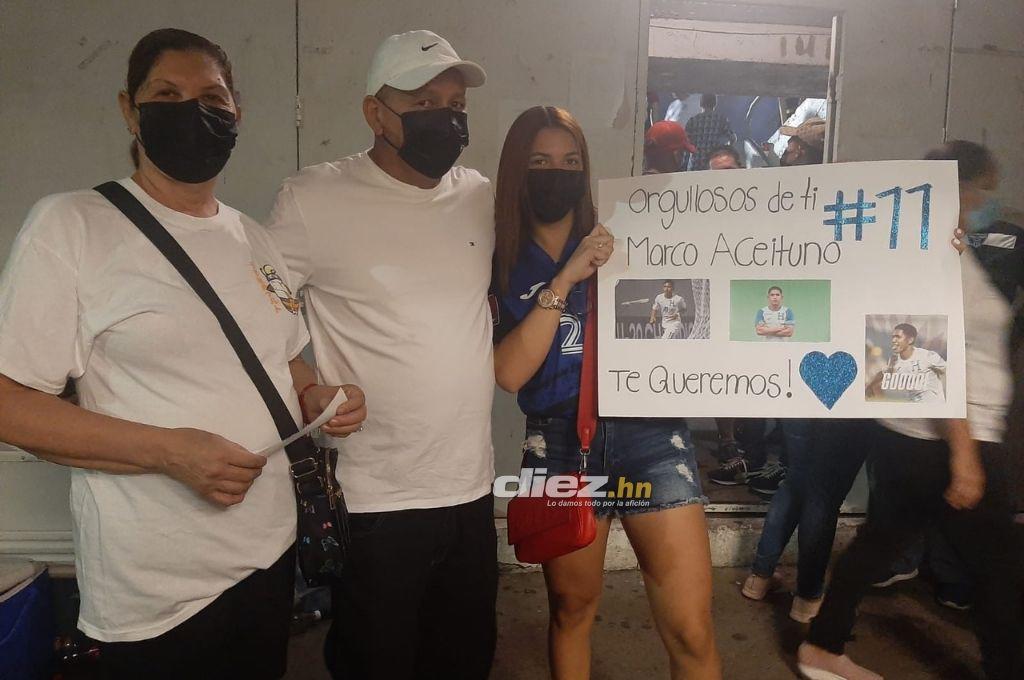 FOTOS: La petición de la novia de Marco Aceituno, la llegada de Roberto Contreras al Morazán y la algarabía de los hondureños