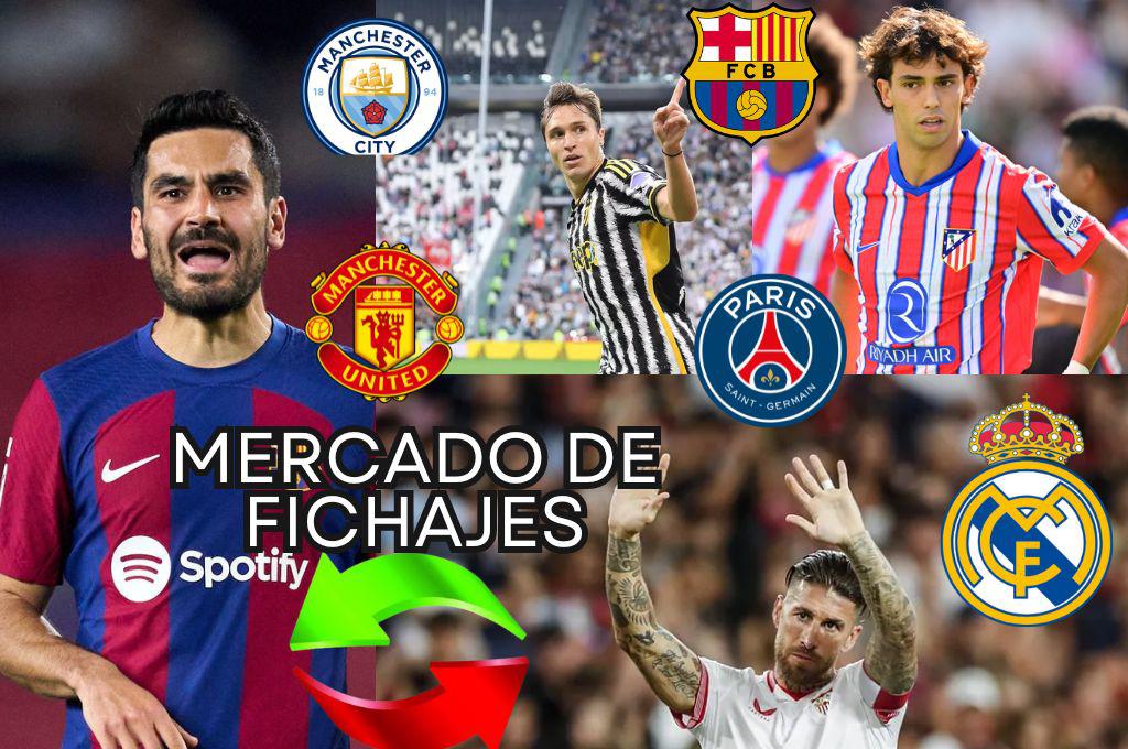 Desvelan el nuevo club de Gündogan tras salir del Barcelona, el destino de Sergio Ramos y el bombazo de la Juventus