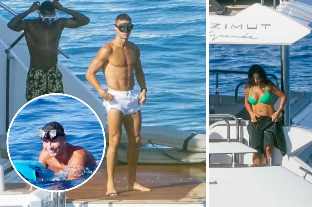 Georgina Rodríguez deslumbra y CR7 quedó bien bronceado: Así marchan las vacaciones de Cristiano Ronaldo