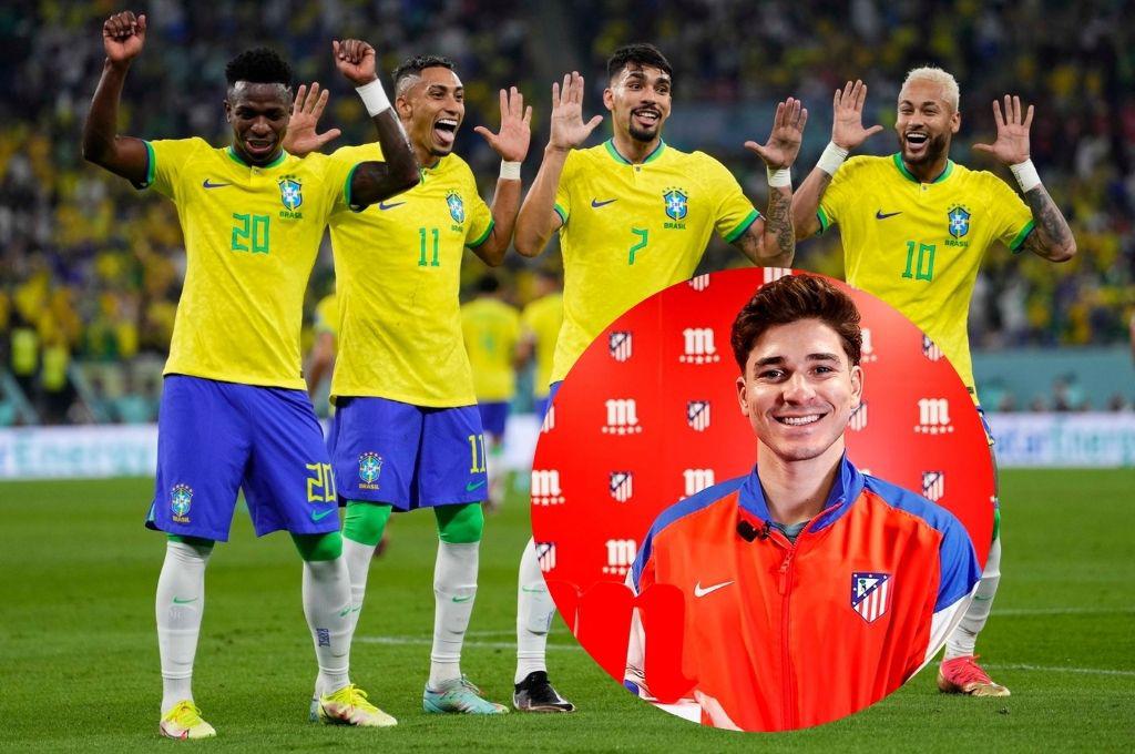 Julián Álvarez eligió el jugador que le gustaría nacionalizar para la selección Argentina: lo sacó de Brasil