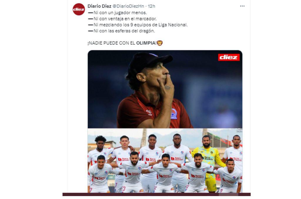 Prensa hondureña se “rinde” ante el Olimpia tras vencer al Real España y ampliar su racha de invicto en la Liga Nacional