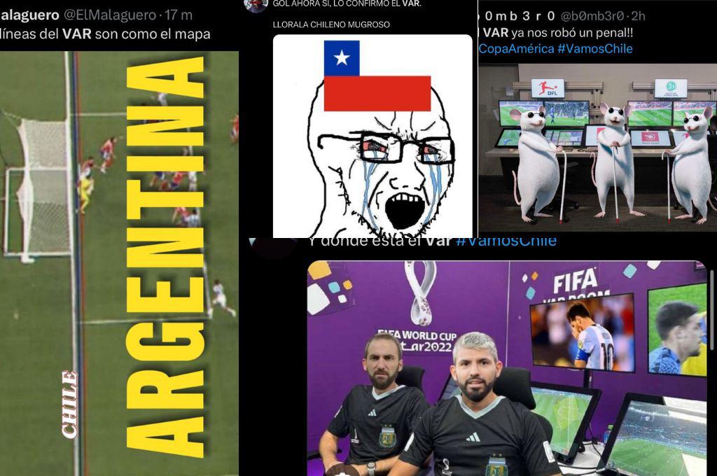“Juguetería Messi, todo regalado”: Los memes no perdonan las polémicas del VAR en el triunfo de Argentina ante Chile