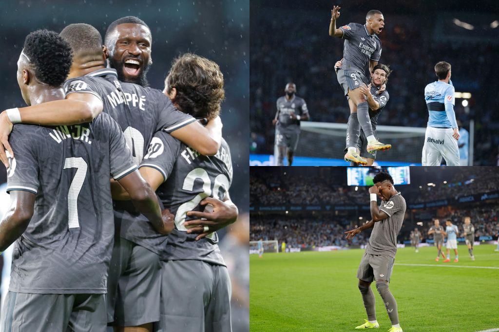 Con golazo de Mbappé, Real Madrid vence al Celta de Vigo en Balaídos y amenaza al Barcelona previo al Clásico