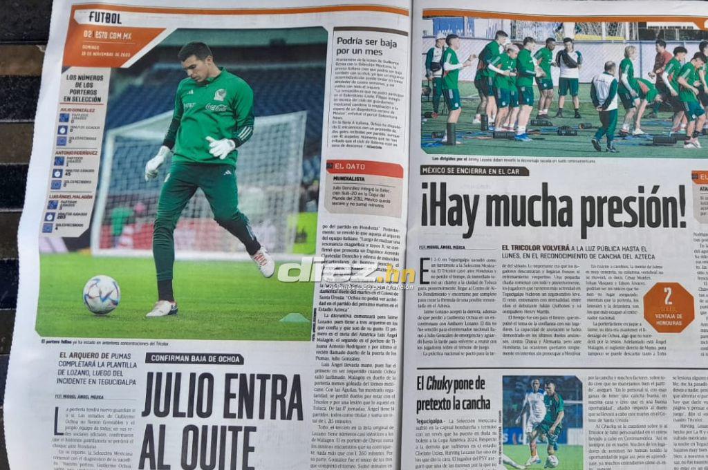 “Incómodos en casa, hay mucha presión, taquillas desoladas”: así habla la prensa mexicana del juego del martes ante Honduras
