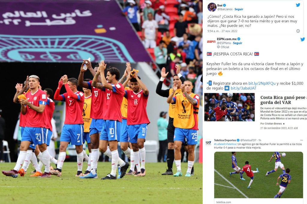 “Somos la leche de Concacaf”: La reacción de David Faitelson y la prensa tica tras el triunfo de Costa Rica ante Japón en Qatar 2022