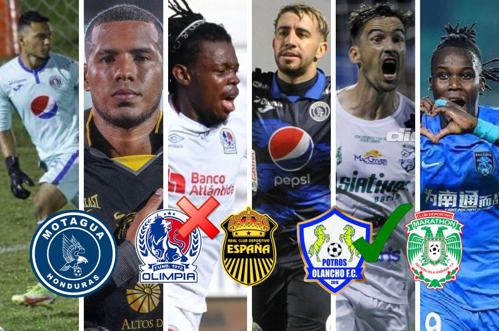 Mercado: Bajas en Olimpia, el jugador que regresará a Motagua y Olancho FC se está armando; dos atacantes se van del azul