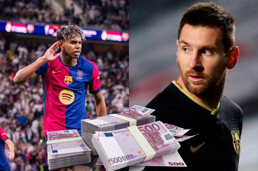 Mientras Messi ganaba 138 millones, este será el salario de Yamal: esta es la fortuna que ha generado y sus negocios