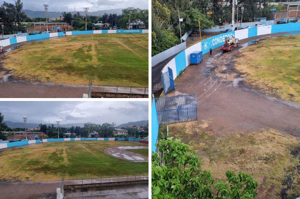 Lamentables condiciones del estadio Chochi Sosa tras concierto y el martes arranca torneo centroamericano de béisbol