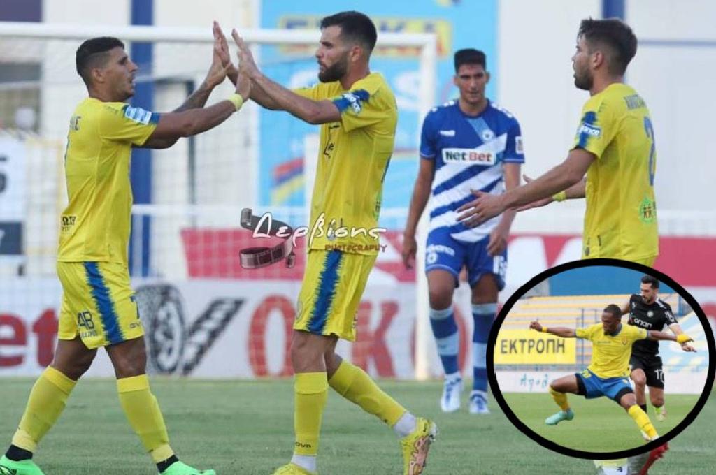 ¡Destacable! Deiby Flores brinda asistencia en el empate del Panetolikos en la Superliga de Grecia