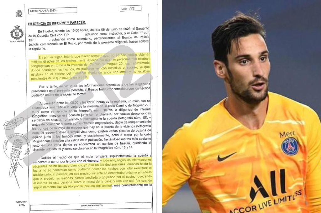 ¿Hay testigos? Revelan el informe policial del accidente de Sergio Rico y lo que indica su último reporte de salud