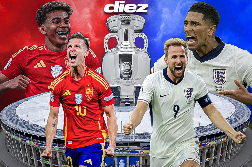 España vs Inglaterra final Eurocopa: Hora, canal donde ver EN VIVO y alineaciones del partido más importante del torneo
