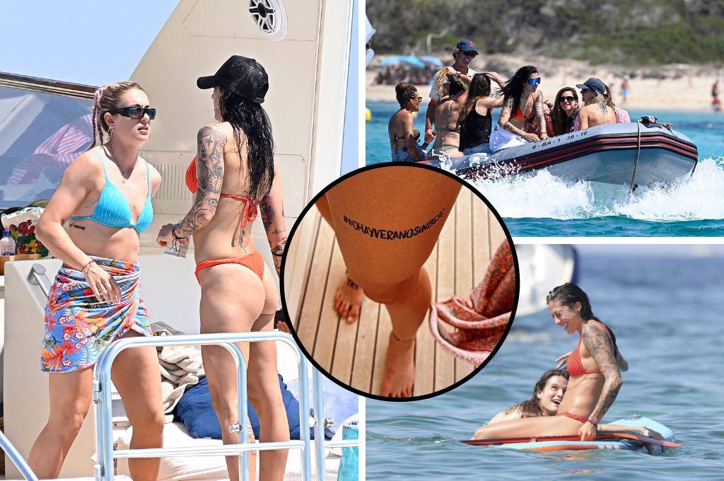Así son las vacaciones Jenni Hermoso tras su polémico beso: ‘Tatuaje’ dedicado a Rubiales y Alexia Putellas deslumbra
