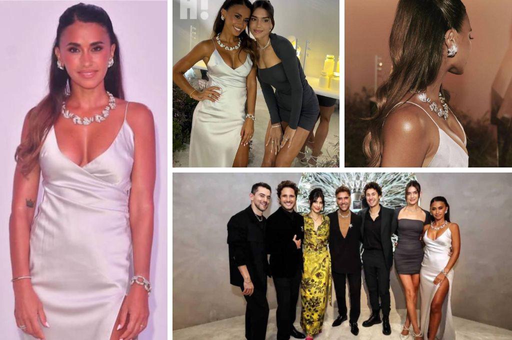 ¿Qué hacia Messi? El despampanante nuevo look de Antonela, el collar de lujo y así fue captada con la novia de J Balvin