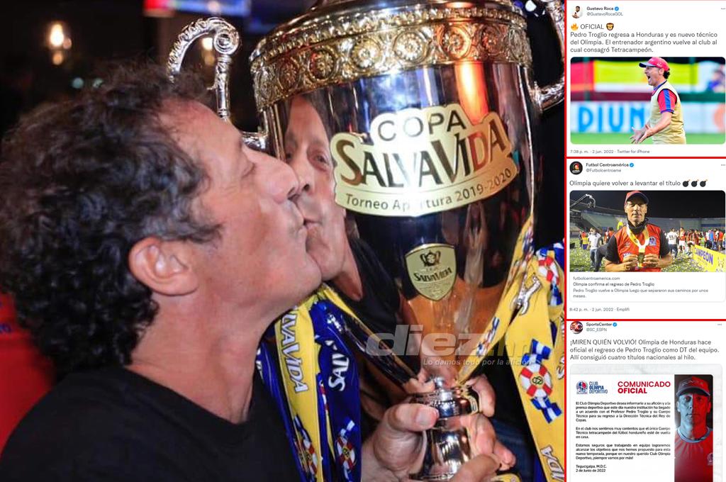 La reacción de la prensa ante la vuelta de Pedro Troglio a Olimpia: ‘‘Vuelve a dirigir a un viejo amor’’