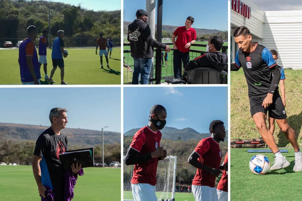Las visitas especiales de excracks hondureños y Lavallén se pule para debutar: el entreno del Olimpia previo a la fecha 3