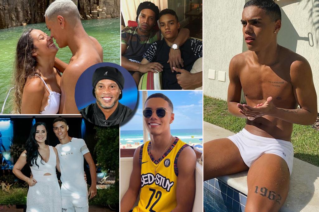 ¿Salió como su padre? Así es la vida del único hijo de Ronaldinho y su impresionante cambio físico