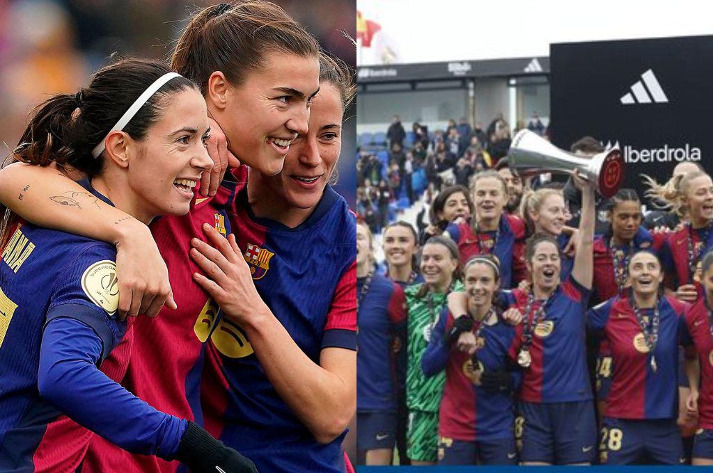 Barcelona humilla otra vez al Real Madrid: este fue el resultado de la Supercopa femenina que ganaron las culés