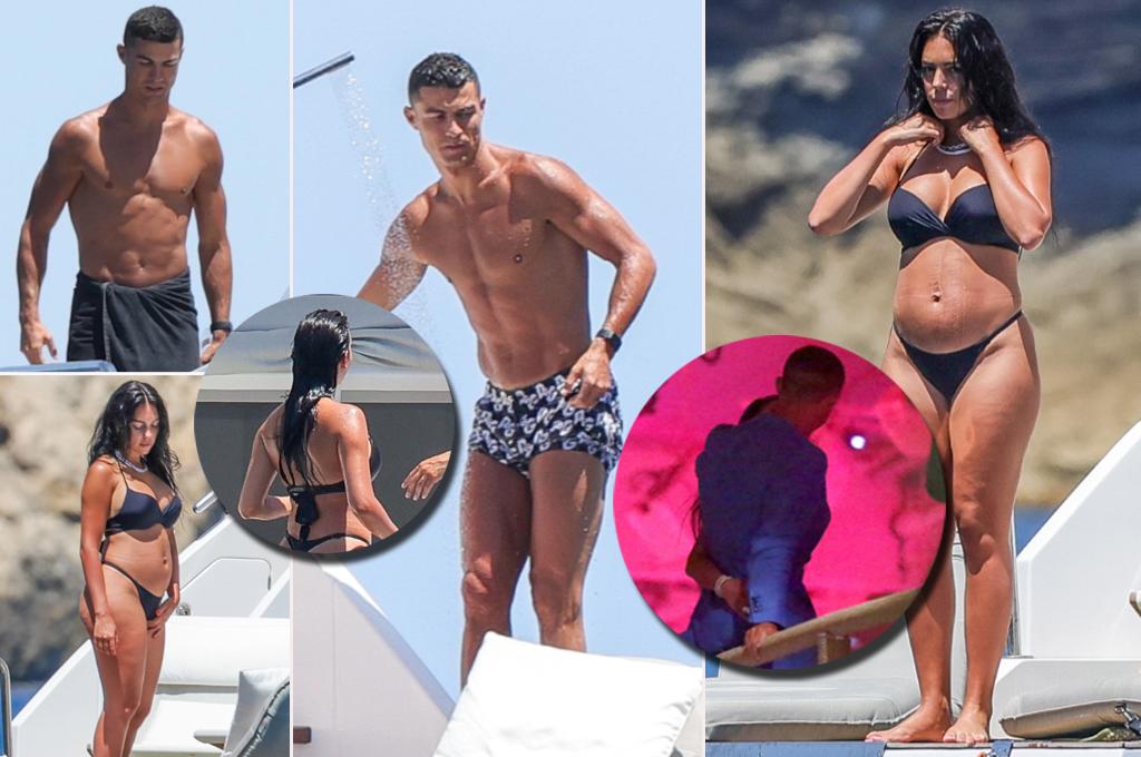 Así fueron captados Cristiano Ronaldo y Georgina Rodríguez en sus vacaciones: ‘‘No podían quitarse las manos de encima’’