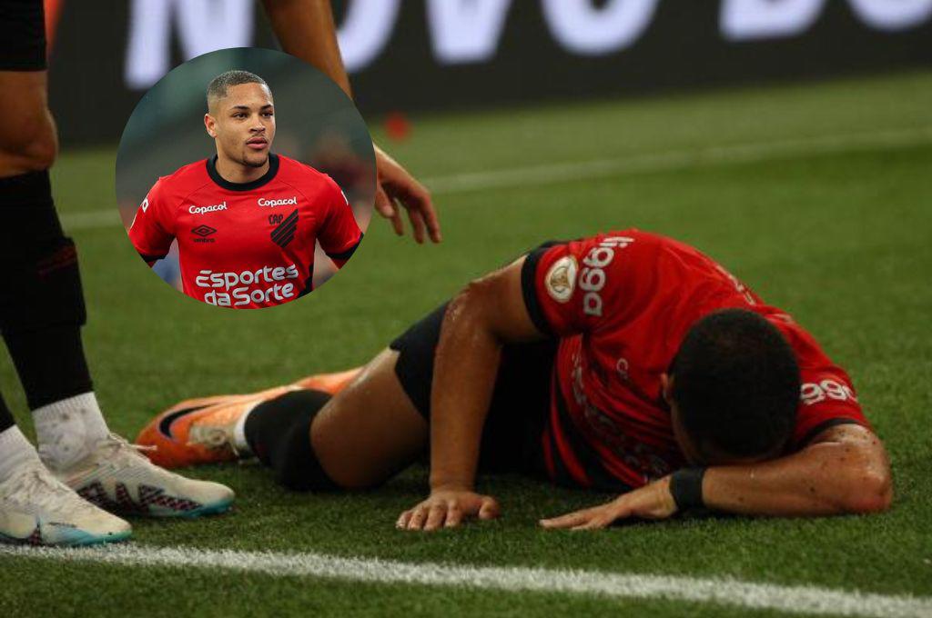 El comunicado médico tras la fea lesión de la perla brasileña, Vitor Roque, jugador que ya fue fichado por el FC Barcelona