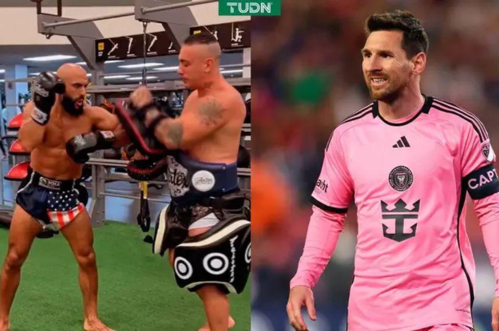 Hasta Messi le tiene miedo: El demoledor entrenamiento de artes marciales que realiza el guardaespaldas del argentino