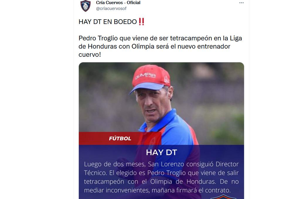 Las reacciones de medios, periodistas y afición sobre el posible fichaje de Pedro Troglio por el San Lorenzo de Argentina